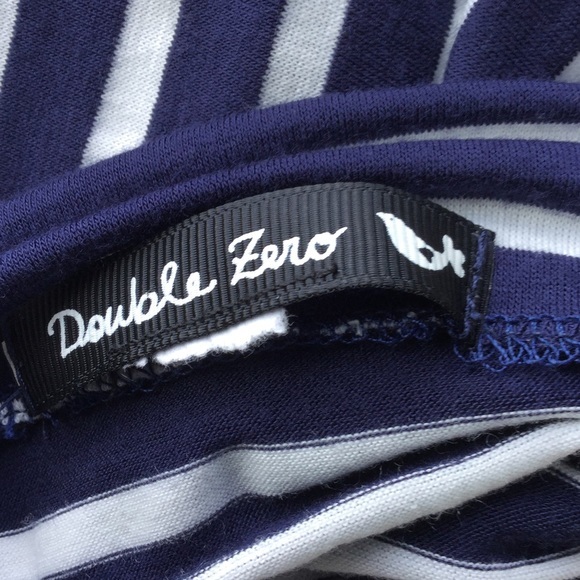 Buckle Double Zero women's navy/white striped top - Picture 4 of 4